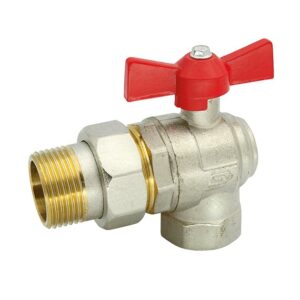 VENTIL KUGLA KUTNI LEPTIR KE-280R DN15 M/F