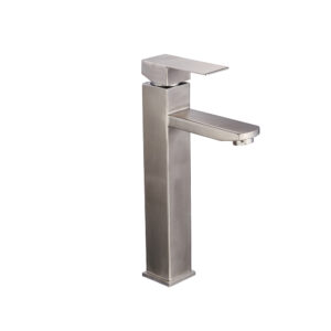 ES.3500.1 STEEL BATERIJA JEDNORUČNA ZA UMIVAONIK VISOKA BRUŠENI INOX