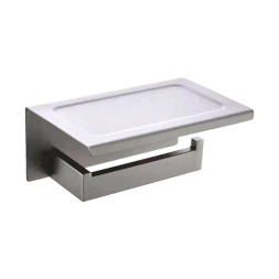 DRŽAČ ZA TOALET PAPIR S POKLOPCEM 119_STEEL