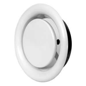 DM100 METALNI DIFUZORI SA REGUL PROTOKA 100 MM