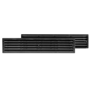 VR459M PRAVOUG.REŠETKA ZA OTVOR NA VRATIMA 450X92MM BLACK
