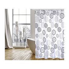 TUŠ ZAVJESA POLYESTER 180X200CM DOTS GREY 149280