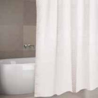 TUŠ ZAVJESA POLYESTER 180X200CM MOZAIK WHITE 149592