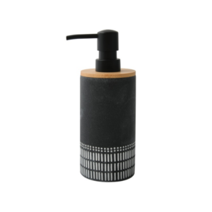 DOZATOR TEČNOG SAPUNA YUMA DARK GREY POLYRESIN 10.20995